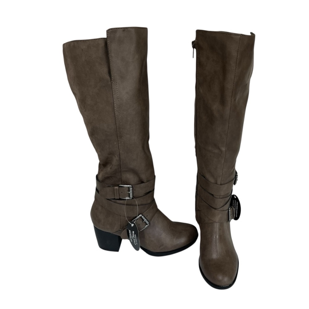 NWT Style & Co Jomaris vegan leather knee length boots